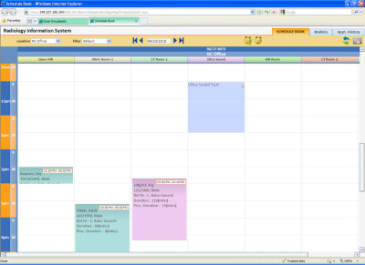 Schedule Screen